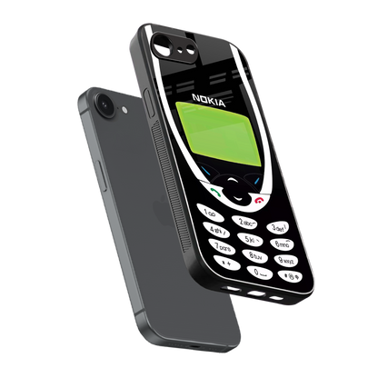 nokia 3310 vintage back phone cover | glass case for iphone 16e