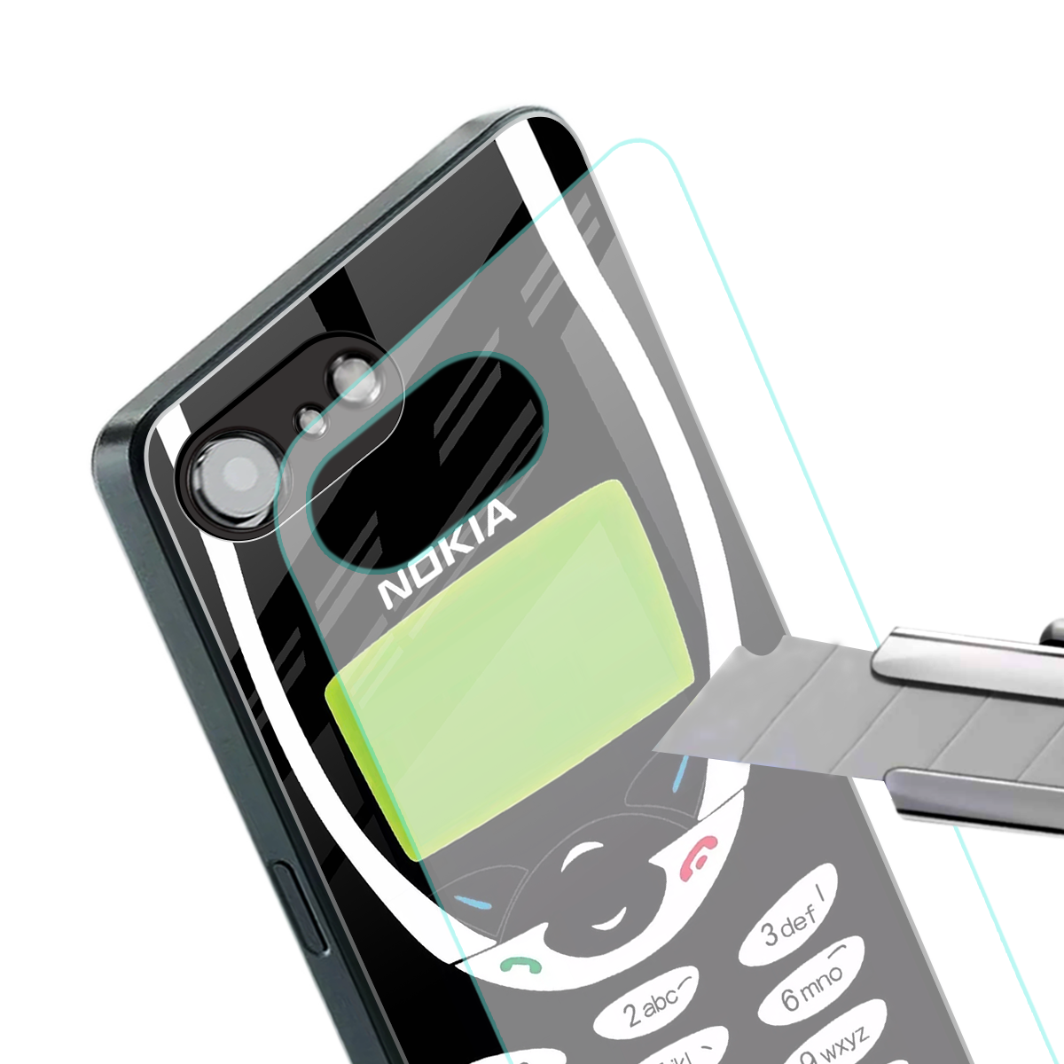 nokia 3310 vintage back phone cover | glass case for iphone 16e