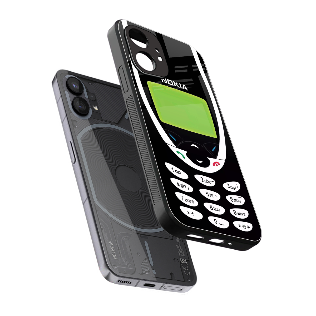 nokia 3310 vintage back phone cover | glass case for nothing phone 1