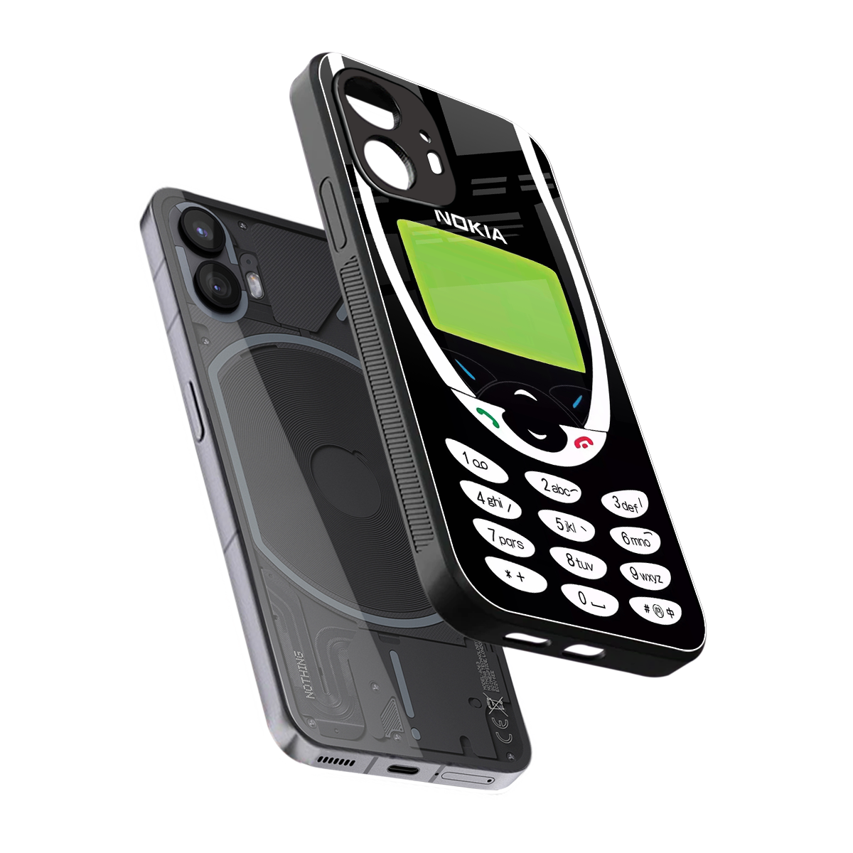 nokia 3310 vintage back phone cover | glass case for nothing phone 2