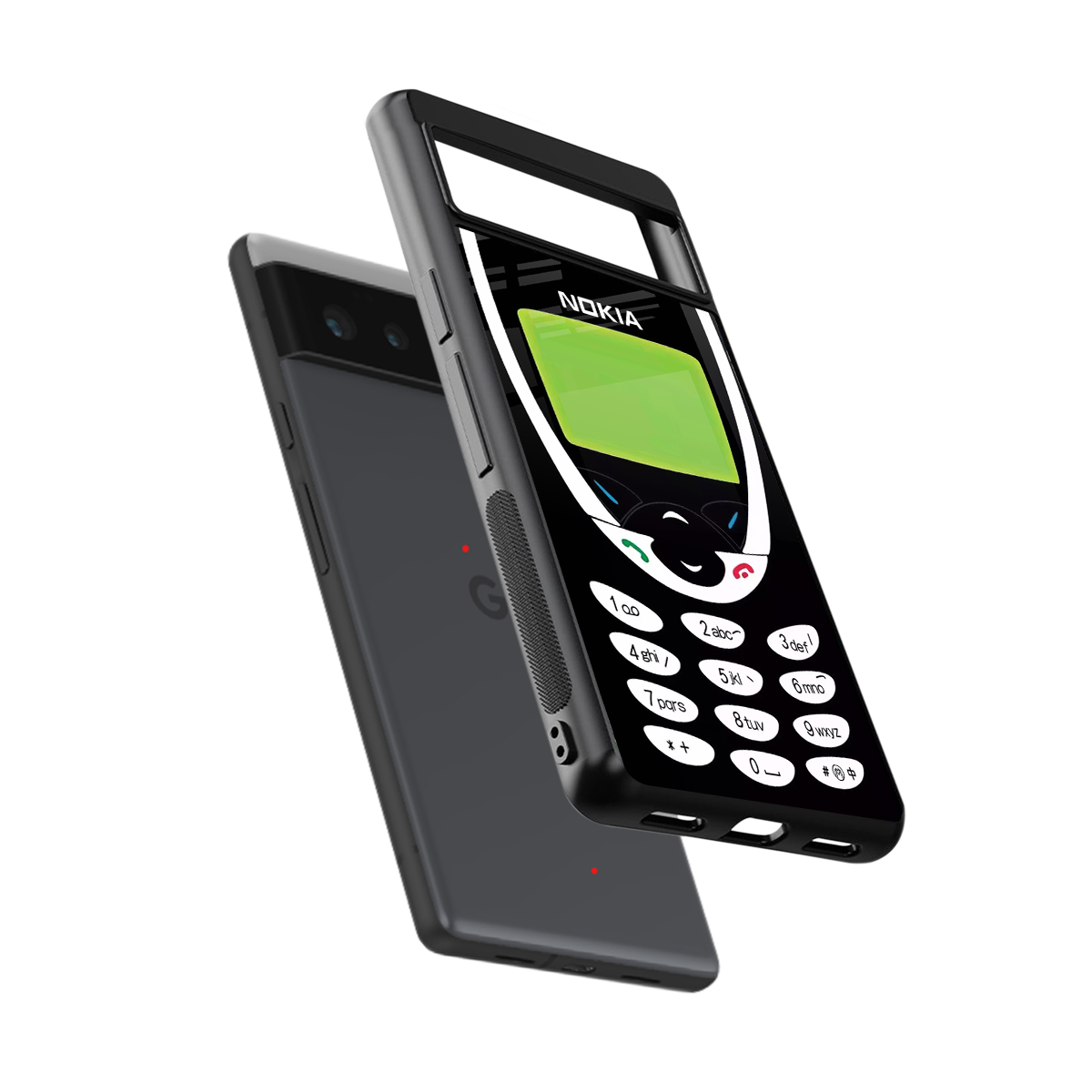 nokia 3310 vintage back phone cover | glass case for google pixel 6