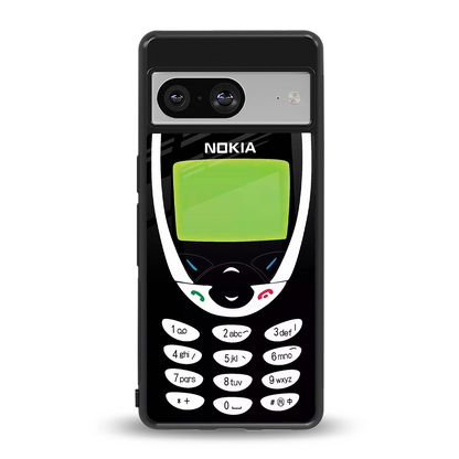 nokia 3310 vintage back phone cover | glass case for Google Pixel 8