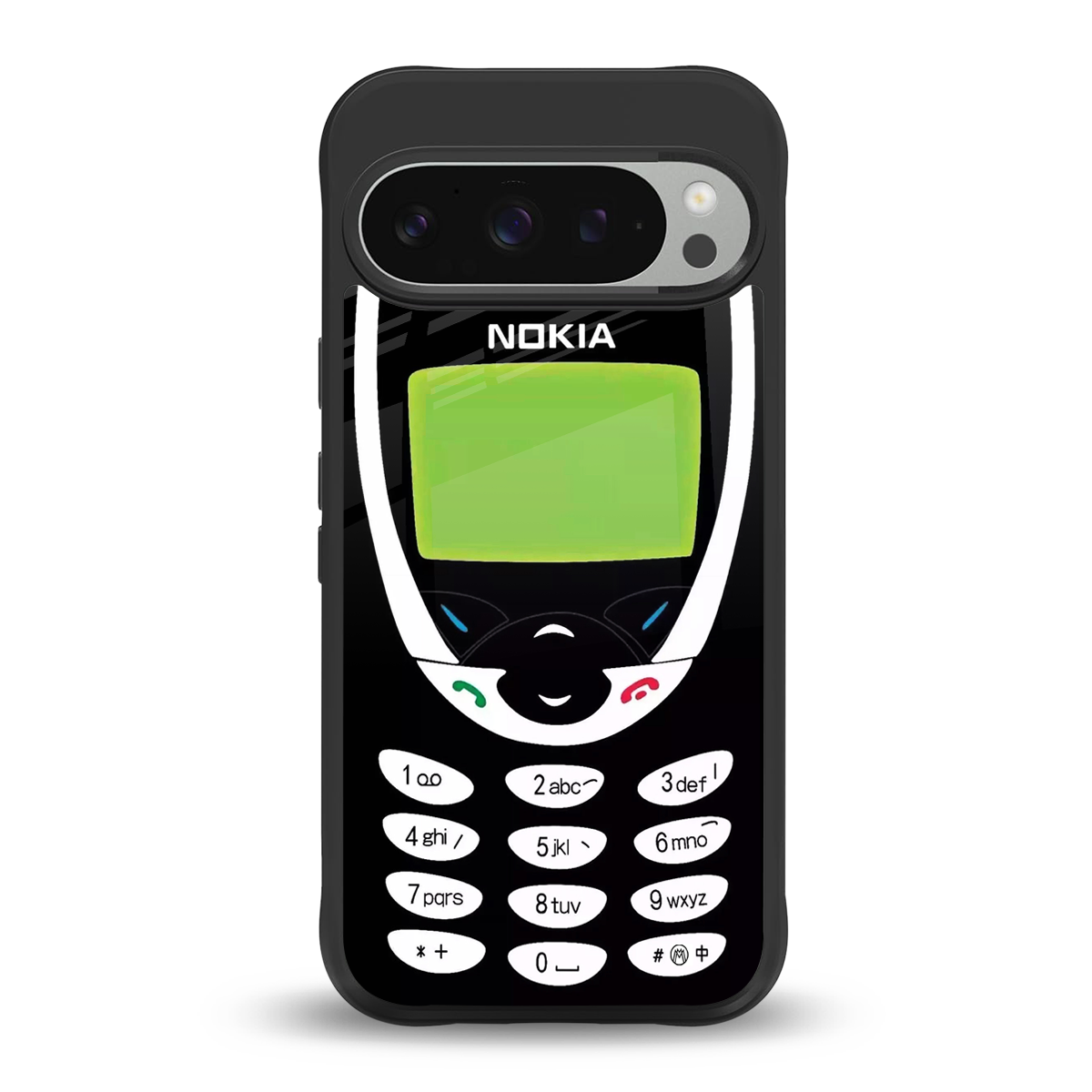 nokia 3310 vintage back phone cover | glass case for google pixel 9 pro