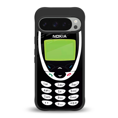 nokia 3310 vintage back phone cover | glass case for google pixel 9 pro