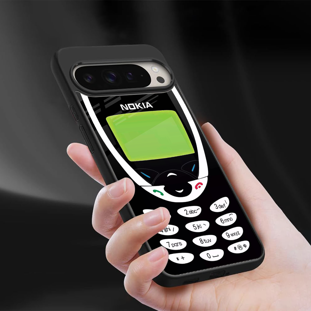 nokia 3310 vintage back phone cover | glass case for google pixel 9 pro xl