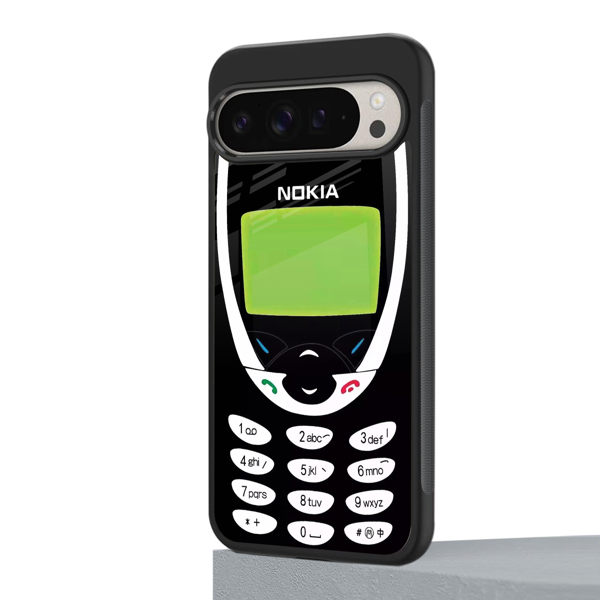 nokia 3310 vintage back phone cover | glass case for google pixel 9 pro