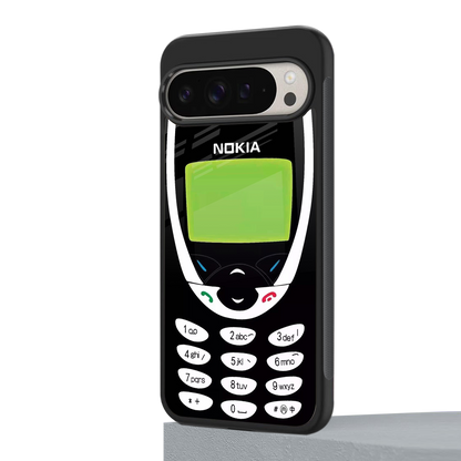 nokia 3310 vintage back phone cover | glass case for google pixel 9 pro xl