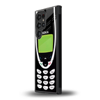 nokia 3310 vintage back phone cover | glass case for samsung galaxy s23 ultra