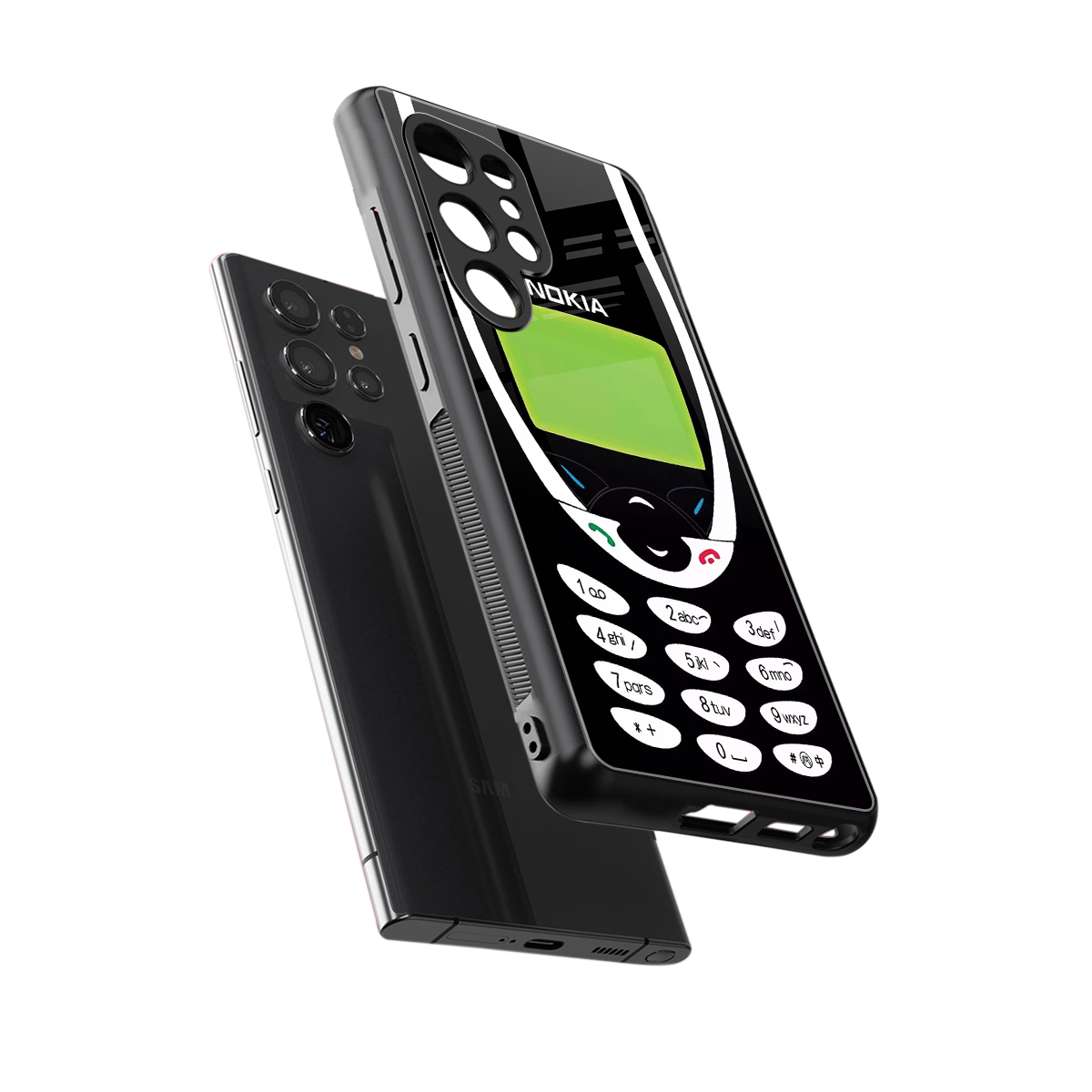 nokia 3310 vintage back phone cover | glass case for samsung galaxy s25 ultra