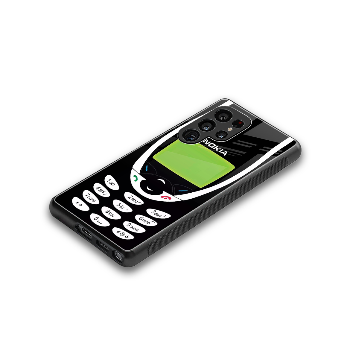 nokia 3310 vintage back phone cover | glass case for samsung galaxy s25 ultra