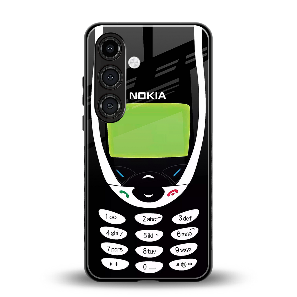 nokia 3310 vintage back phone cover | glass case for samsung galaxy s25 plus