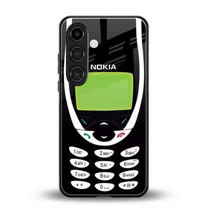 nokia 3310 vintage back phone cover | glass case for samsung galaxy s25 plus