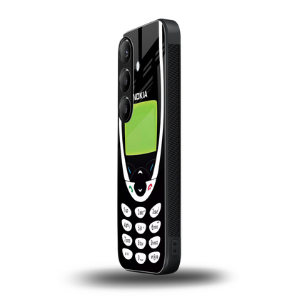 nokia 3310 vintage back phone cover | glass case for samsung galaxy s25 plus
