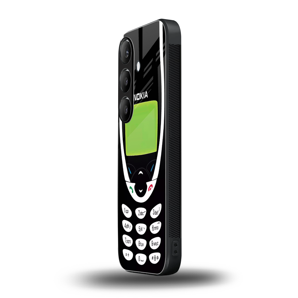 nokia 3310 vintage back phone cover | glass case for samsung galaxy s24 fe
