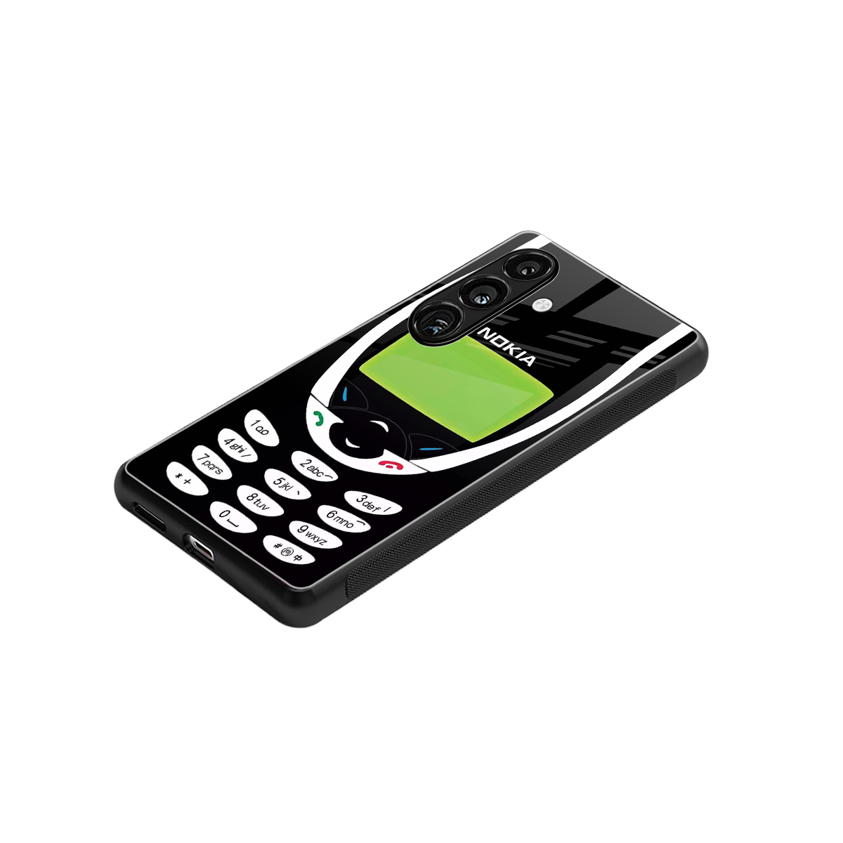 nokia 3310 vintage back phone cover | glass case for samsung galaxy s25 plus