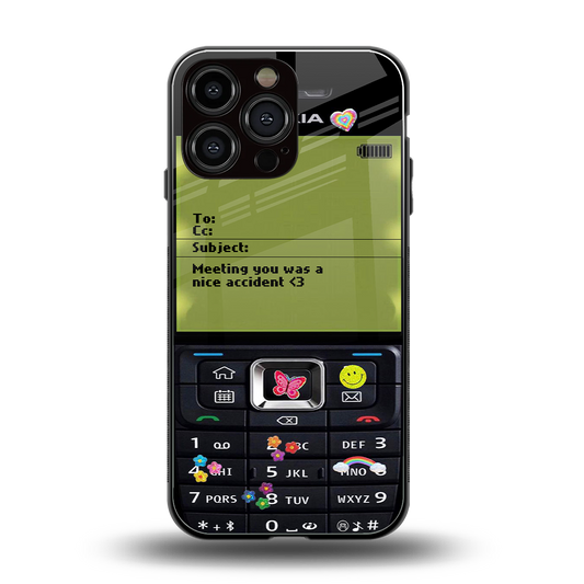 nokia vintage back phone cover | glass case for iphone 13 pro max