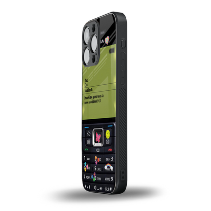 nokia vintage back phone cover | glass case for iphone 13 pro max