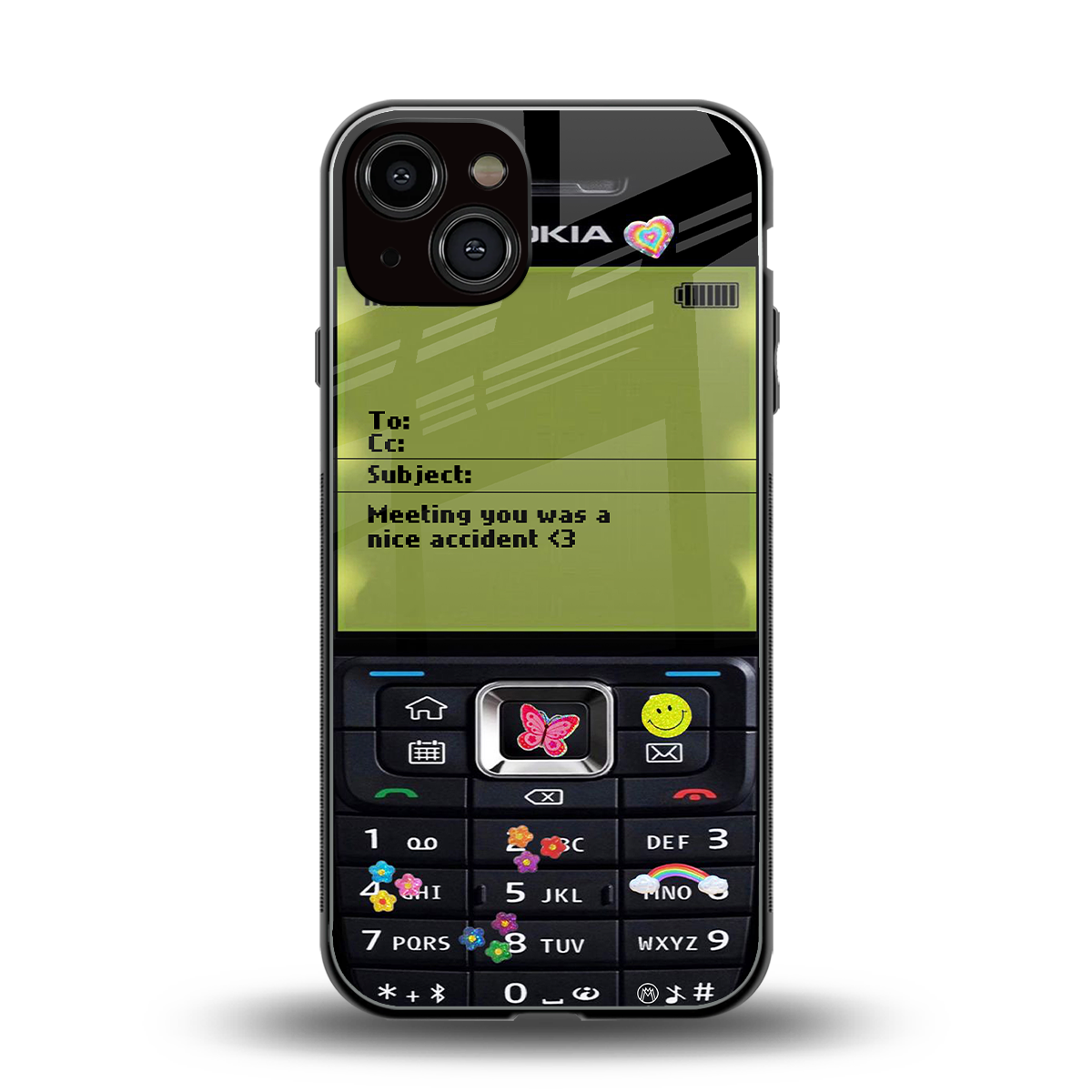 nokia vintage back phone cover | glass case for iphone 13