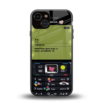 nokia vintage back phone cover | glass case for iphone 13