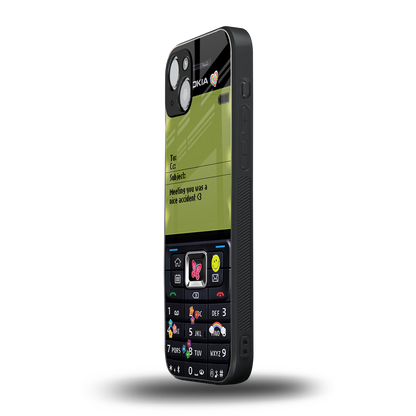 nokia vintage back phone cover | glass case for iphone 15