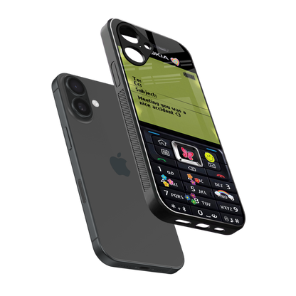 nokia vintage back phone cover | glass case for iphone 16