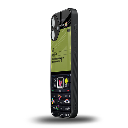 nokia vintage back phone cover | glass case for iphone 16