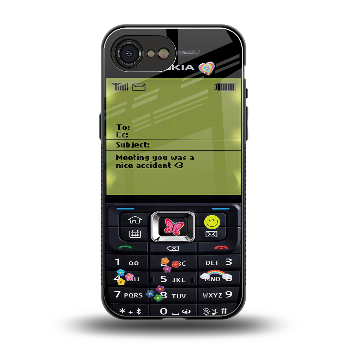 nokia vintage back phone cover | glass case for iphone 16e