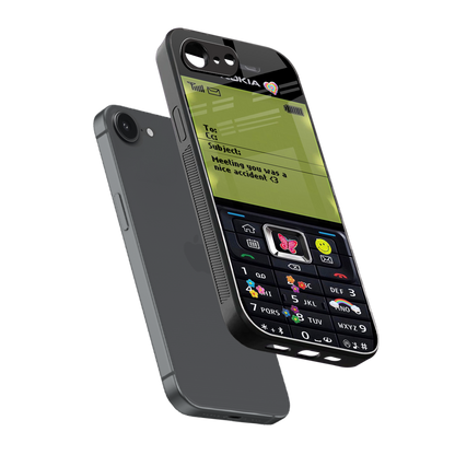 nokia vintage back phone cover | glass case for iphone 16e