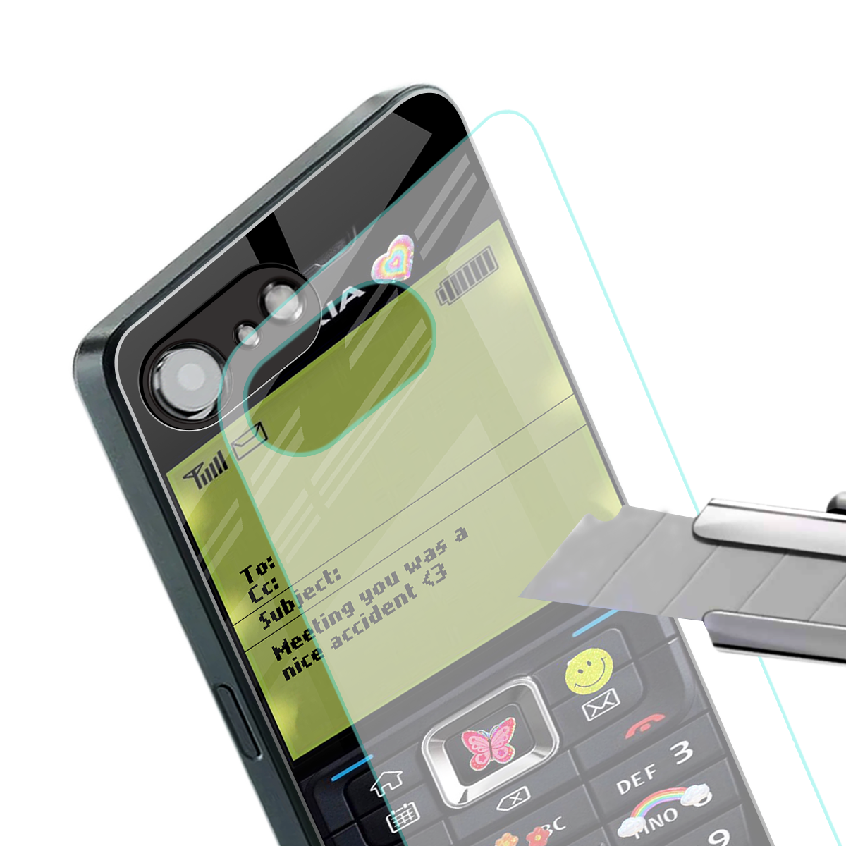 nokia vintage back phone cover | glass case for iphone 16e