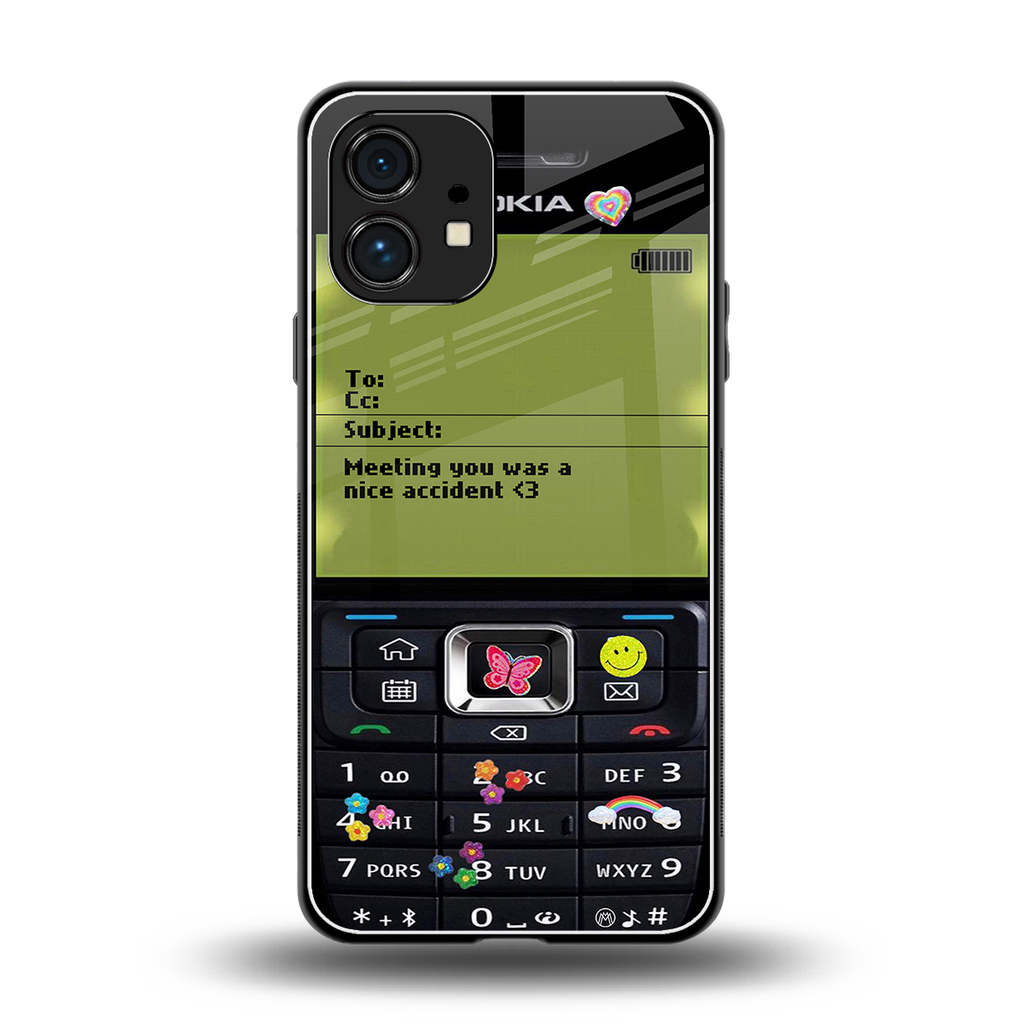 nokia vintage back phone cover | glass case for nothing phone 1
