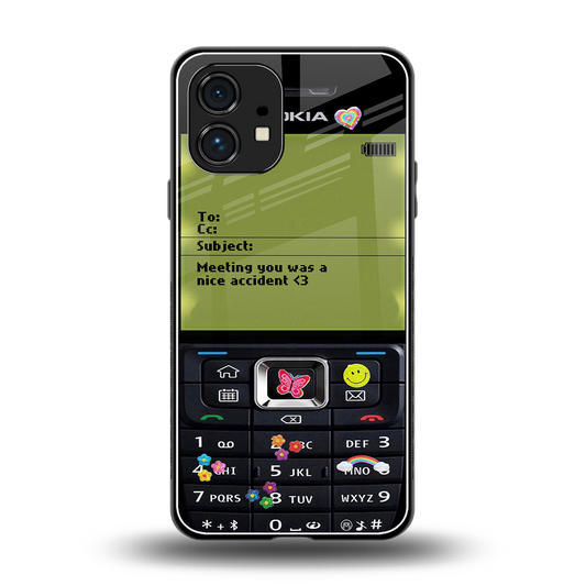 nokia vintage back phone cover | glass case for nothing phone 1