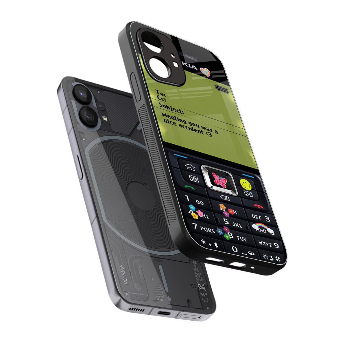 nokia vintage back phone cover | glass case for nothing phone 1