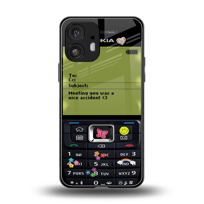 nokia vintage back phone cover | glass case for nothing phone 2
