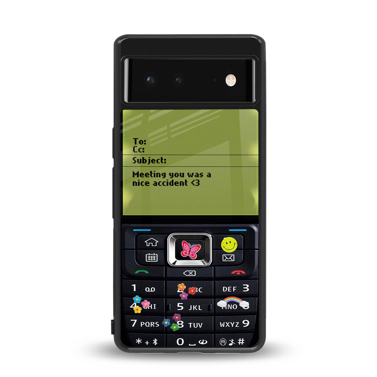 nokia vintage back phone cover | glass case for Google Pixel 6A