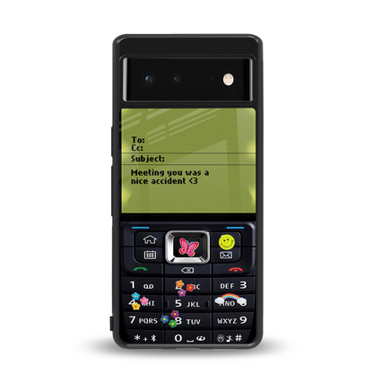 nokia vintage back phone cover | glass case for Google Pixel 6A