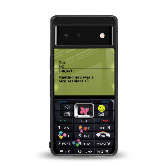 nokia vintage back phone cover | glass case for Google Pixel 6A