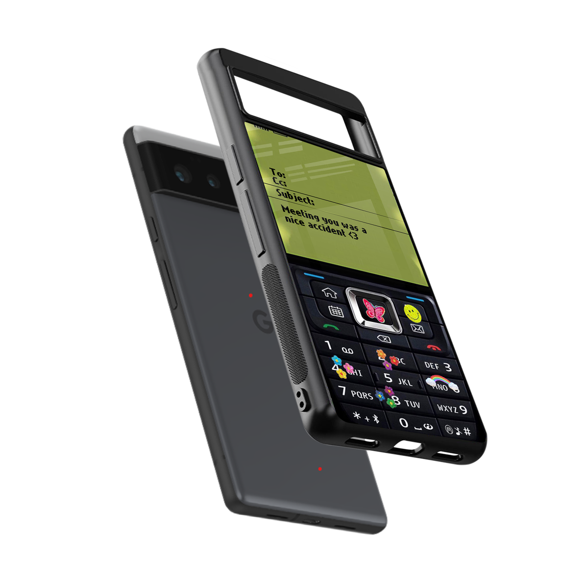 nokia vintage back phone cover | glass case for Google Pixel 6A
