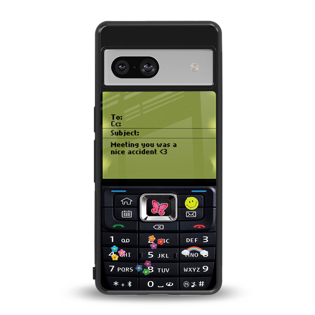 nokia vintage back phone cover | glass case for Google Pixel 7A
