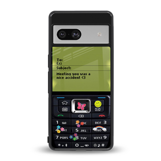 nokia vintage back phone cover | glass case for Google Pixel 7A