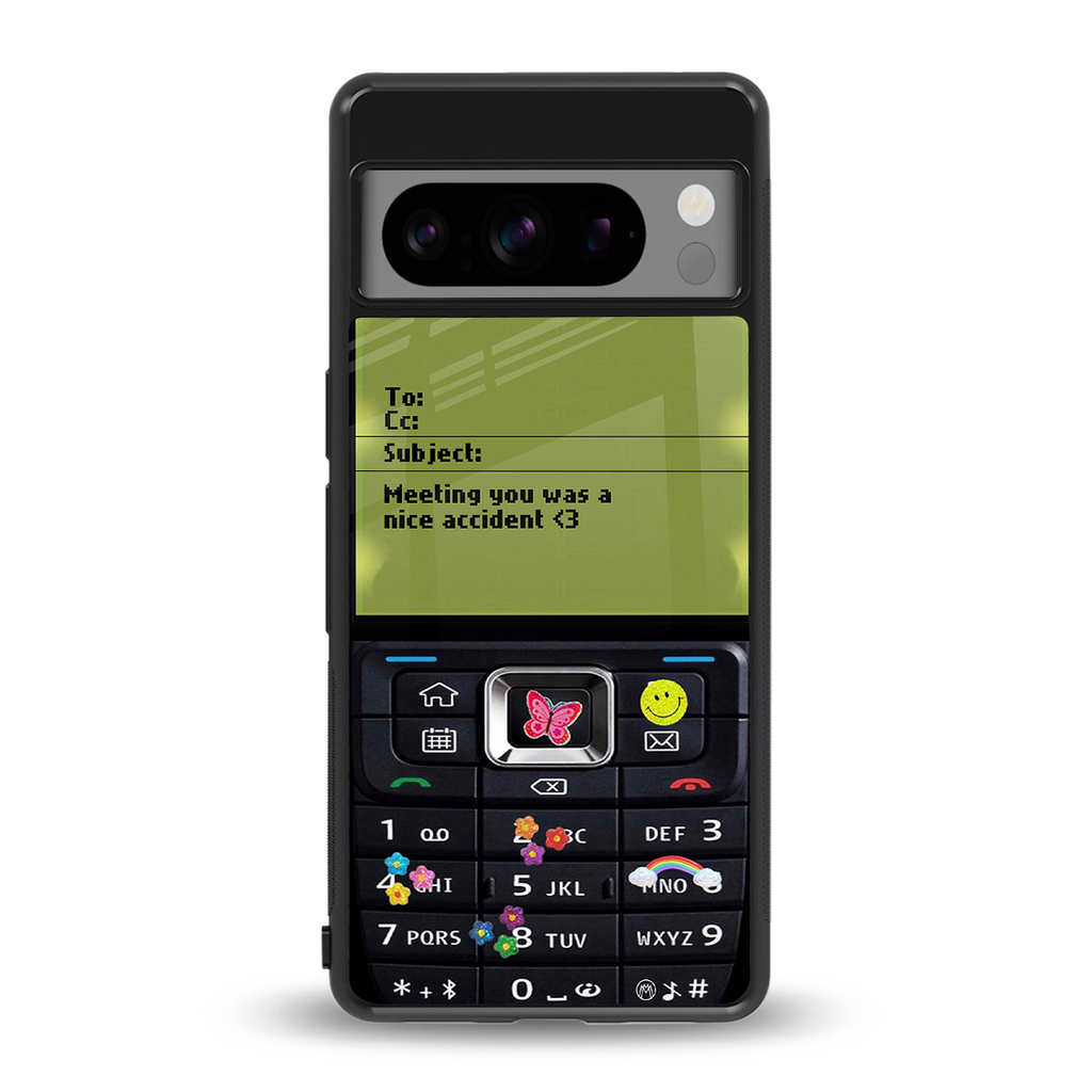 nokia vintage back phone cover | glass case for google pixel 8 pro