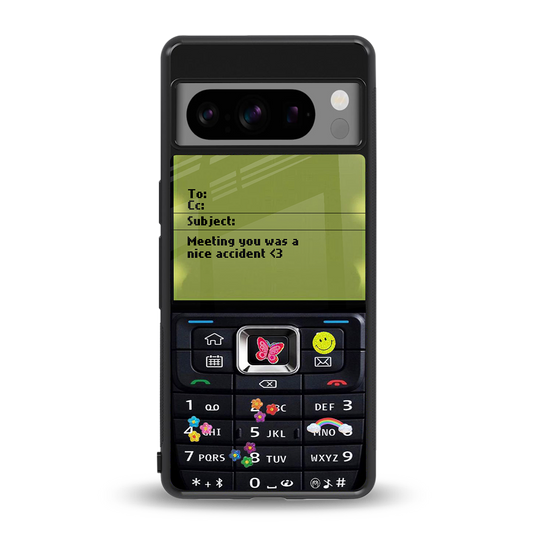 nokia vintage back phone cover | glass case for google pixel 8 pro