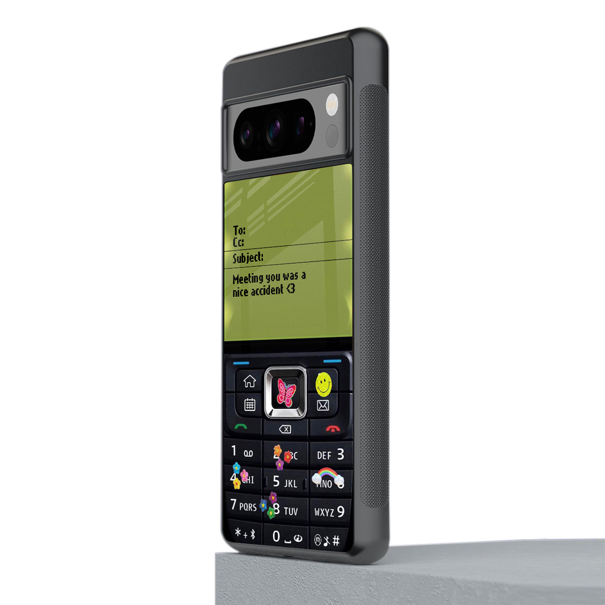 nokia vintage back phone cover | glass case for google pixel 8 pro