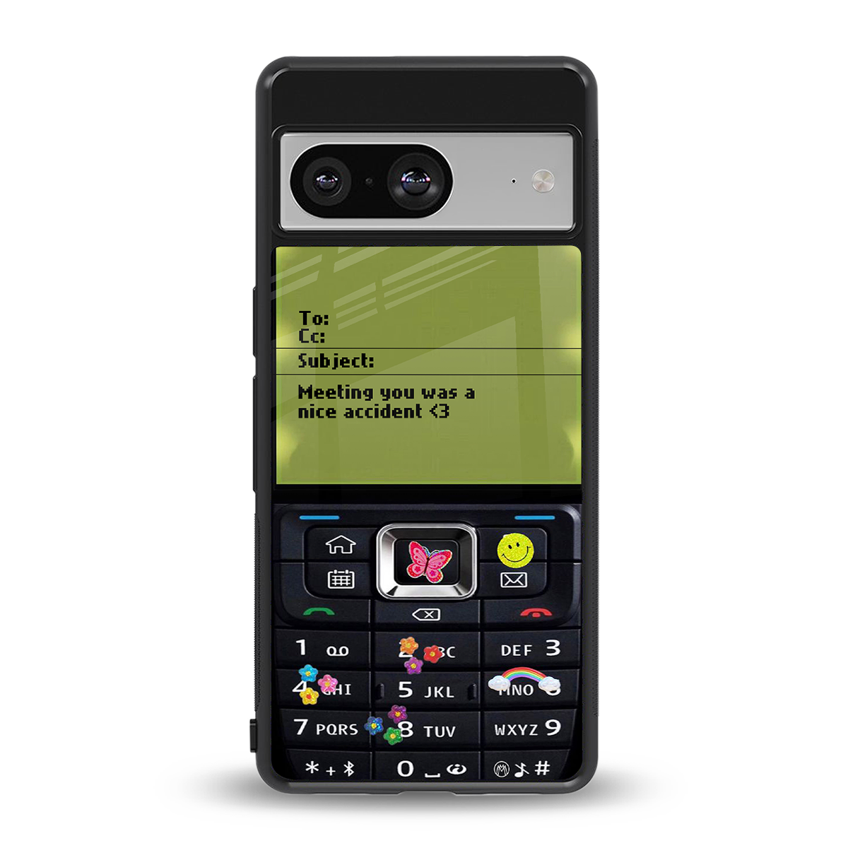 nokia vintage back phone cover | glass case for Google Pixel 8