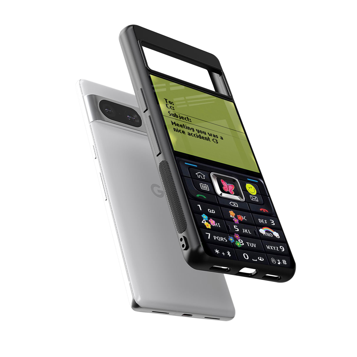 nokia vintage back phone cover | glass case for Google Pixel 8
