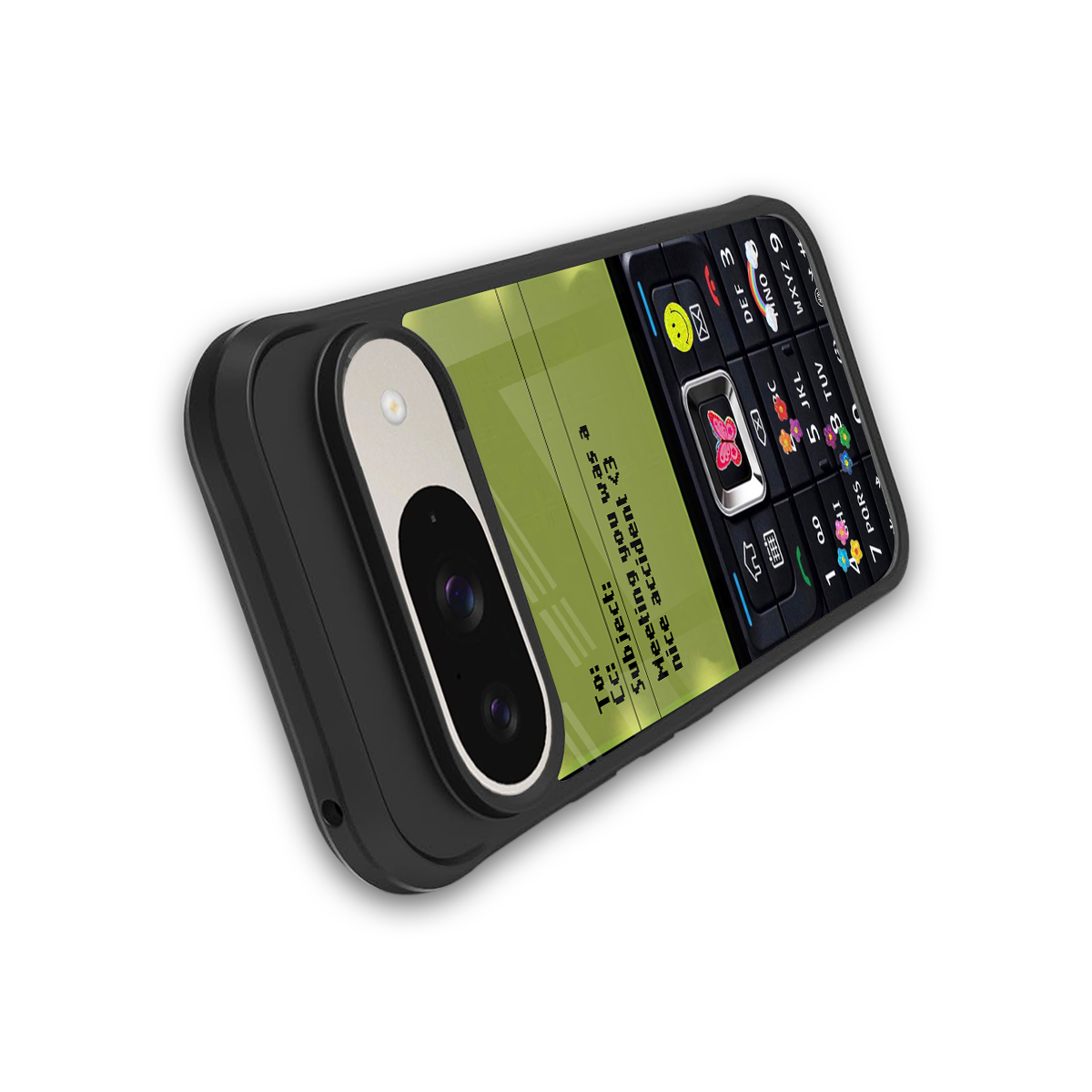 nokia vintage back phone cover | glass case for google pixel 9