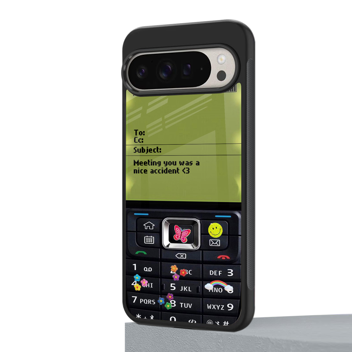 nokia vintage back phone cover | glass case for google pixel 9 pro