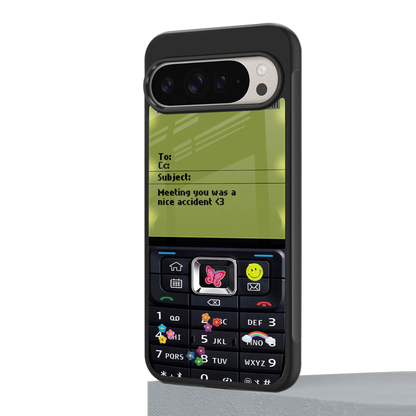 nokia vintage back phone cover | glass case for google pixel 9 pro