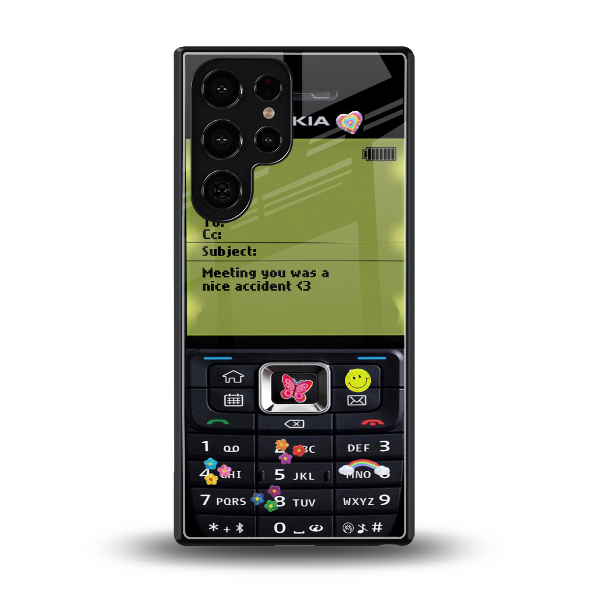 nokia vintage back phone cover | glass case for samsung galaxy s25 ultra