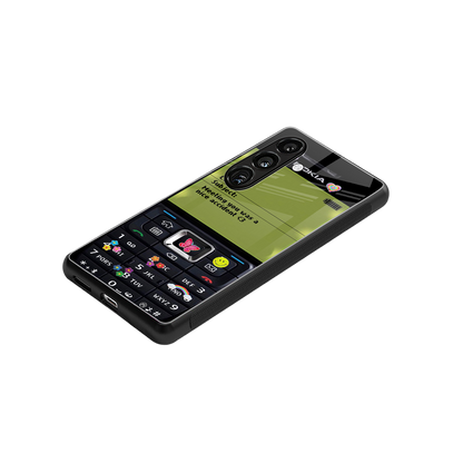 nokia vintage back phone cover | glass case for samsung galaxy s23 fe
