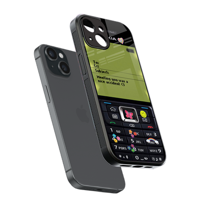 nokia vintage back phone cover | glass case for iphone 15